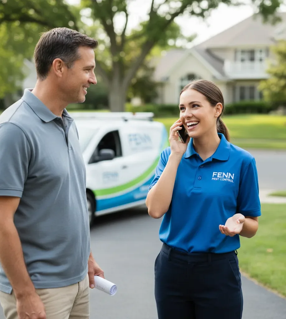 Fenn Pest Control customer support in Hazlet